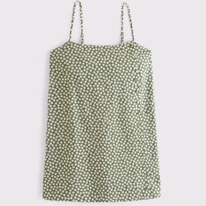 Abercrombie & Fitch Linen-Blend Button Dress